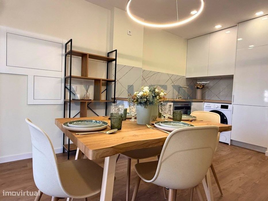 Apartamento T1 mobilado no centro da Trofa
