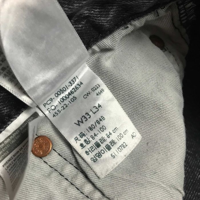 LEVIS 501 r.33/34 oryginalne spodnie jeansowe klasyczne męskie