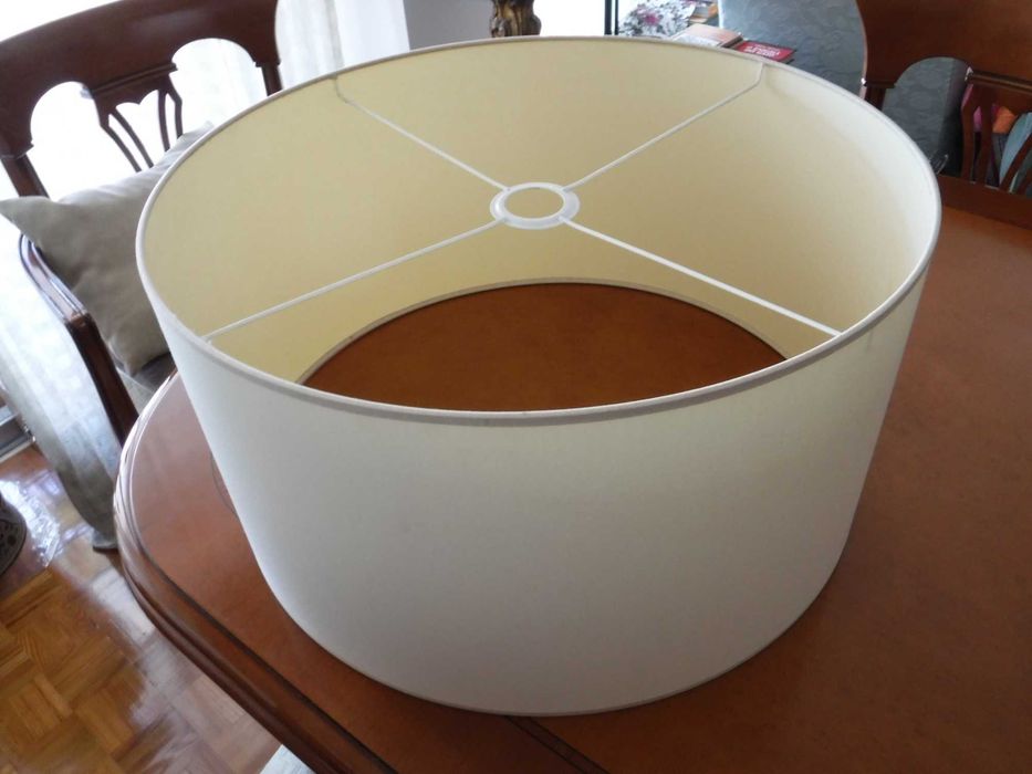 Abajour de cor pérola Tecto 50 cm - Bom estado