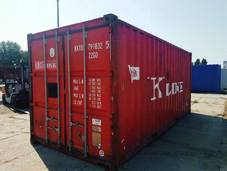 Kontener morski magazynowy budowlany 20DV 6-metrowy