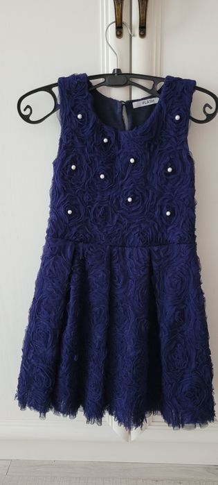 Синє нарядне плаття для дівчинки