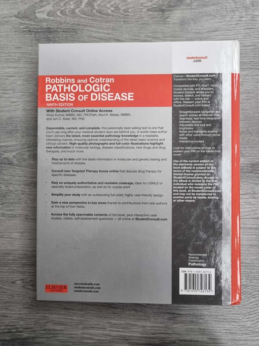 Robbins & Cotran Pathologic Basis of Disease - 9th Edition