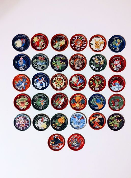 Pokemon metal tazo atak 32/50, pokemon taso, pokemon nintendo, retro p