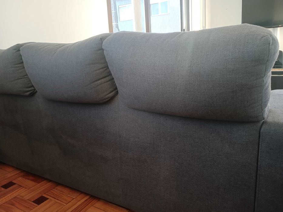 Sofa 3 lugares com chaise longue