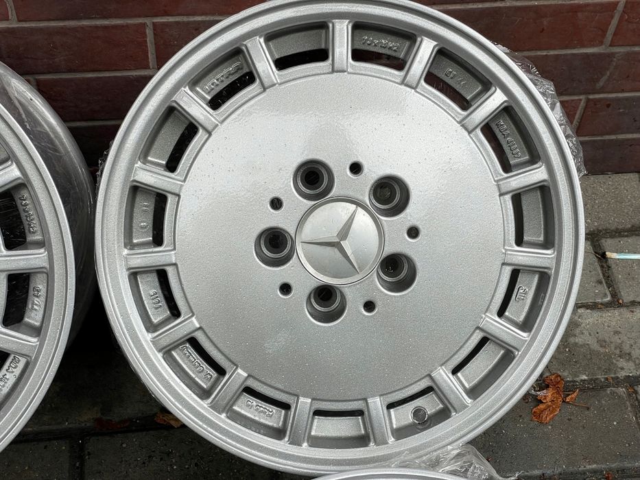 alu felgi mercedes 15 gullideckel 7j et44 w124 oryginał