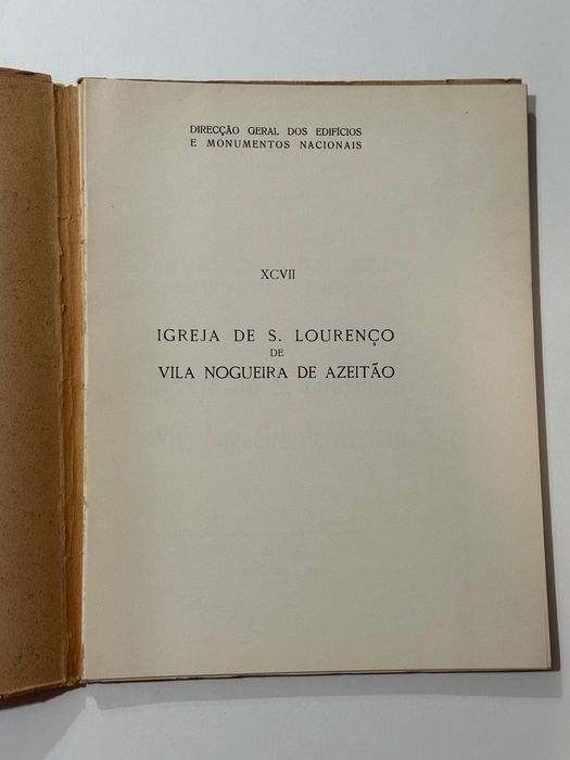Boletim da DGEMN - Igreja de S. Lourenço Vila Nogueira de Azeitão (97)