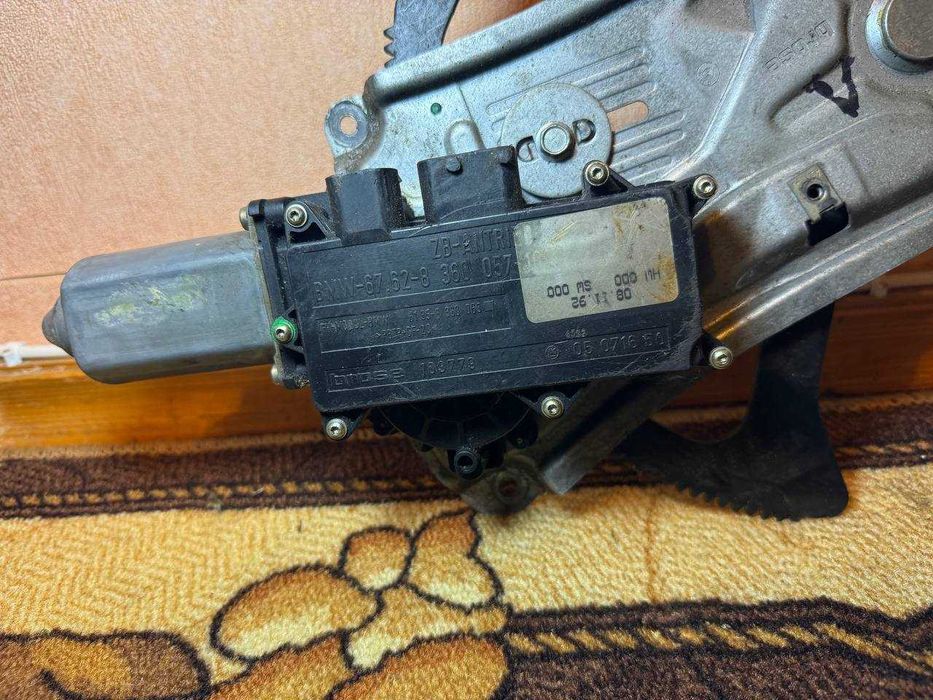 BMW E36 купе, б/в лівий склопідйомник (регулятор скла)