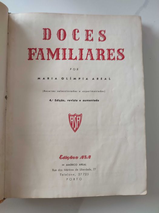 Doces familiares - Maria Olimpia Areal