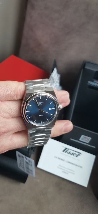 Tissot PRX T137.410.11.041.00 Blue Dial 40mm годинник Тиссо Оригинал