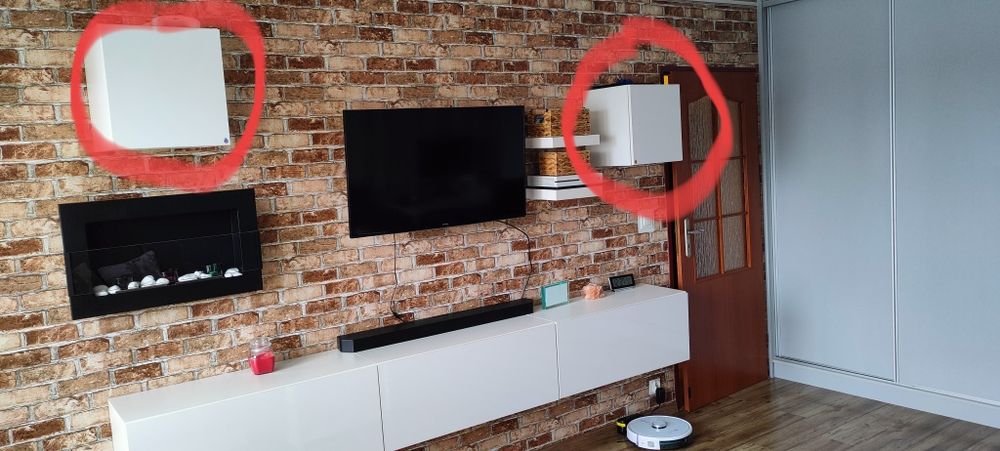 Meble Kostki białe 2 sztb