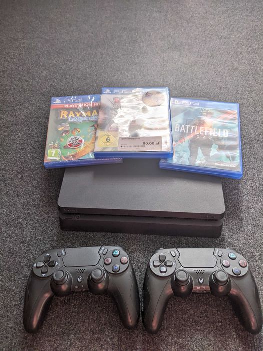 play station 4 2 pady 3 gry