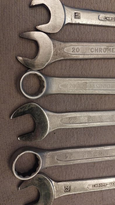 Zestaw kluczy płaskich i oczkowych -dobra cena-