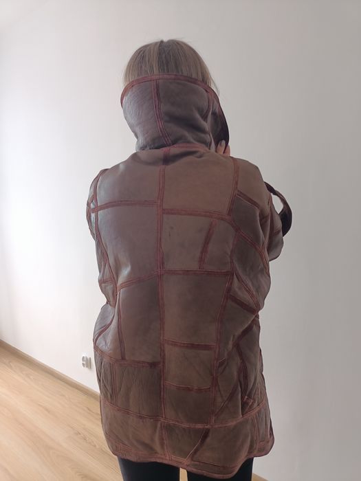 Kurtka skórzana lata 80