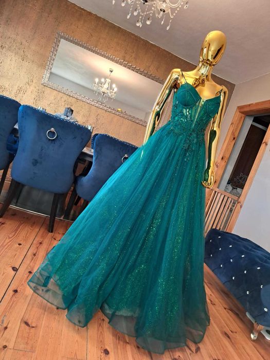 Zjawiskowa suknia Paradise Glamour Emerald dla barbaragolec8