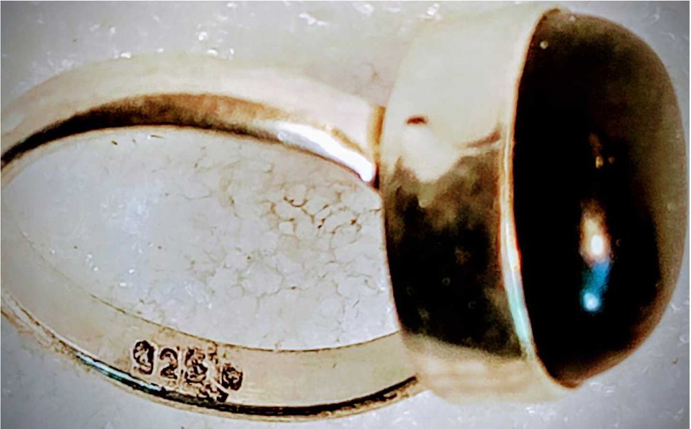 Elegancka Klasyka, Srebrny Pierścionek z Naturalnym Czarnym Onyksem !