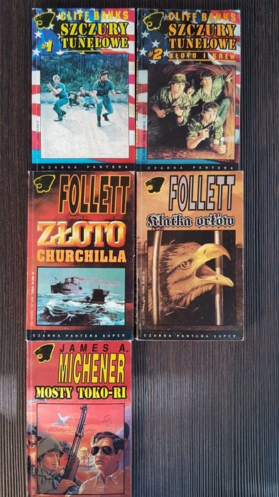 "Czarna pantera" zestaw ksiażek wojennych