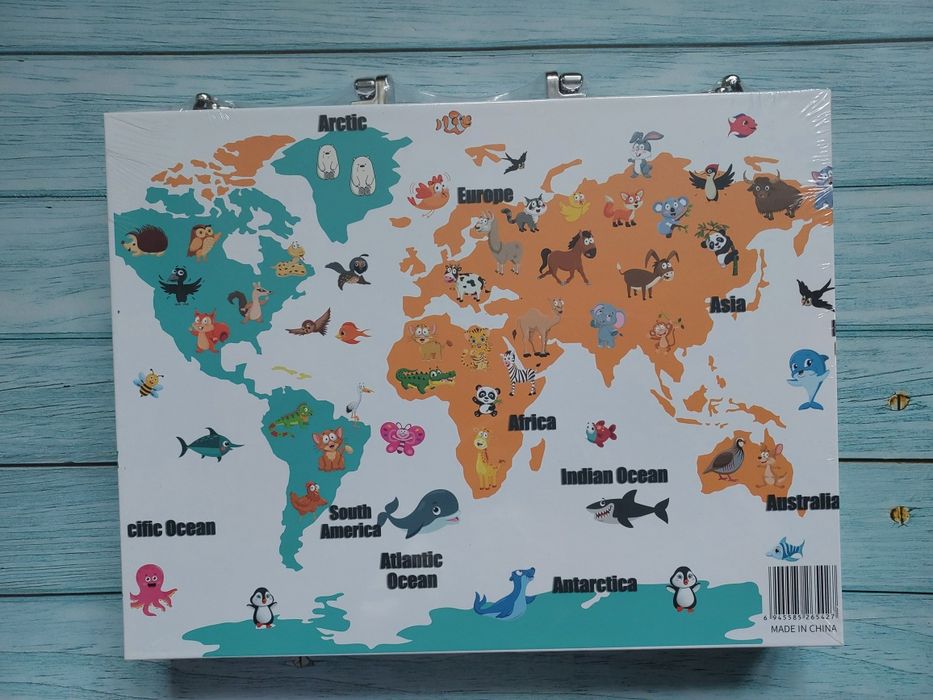 Набір малювання у валізі_набор в чемодане для рисования_единорог_творч