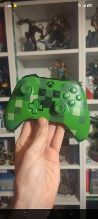 Pad Xbox one minecraft zielony