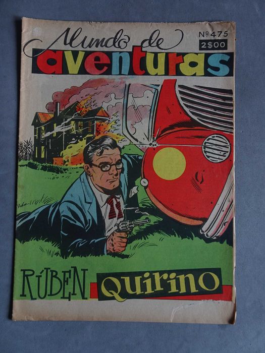 Antigo livro jornal Mundo de Aventuras nº 475