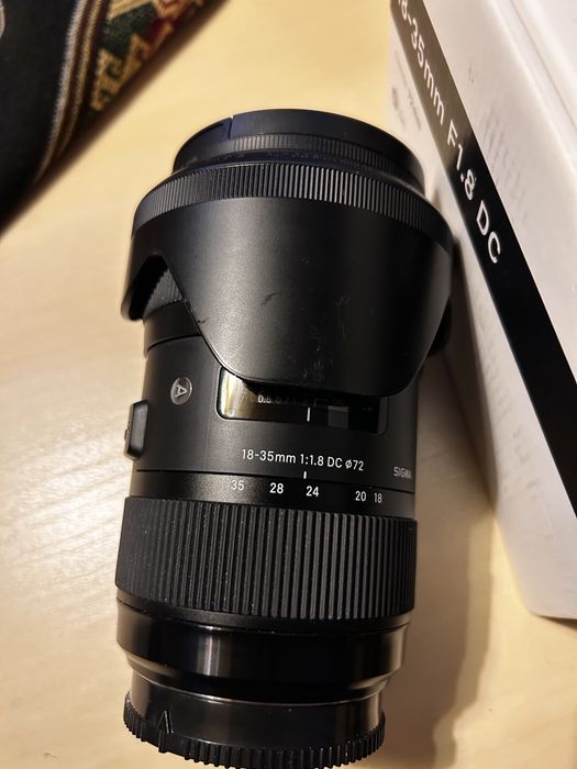 Obiektyw Sigma Art 18-35 f1,8 DC Sony A-mount