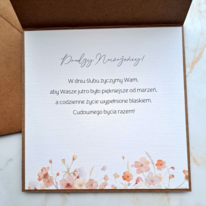 Personalizowana kartka ślubna