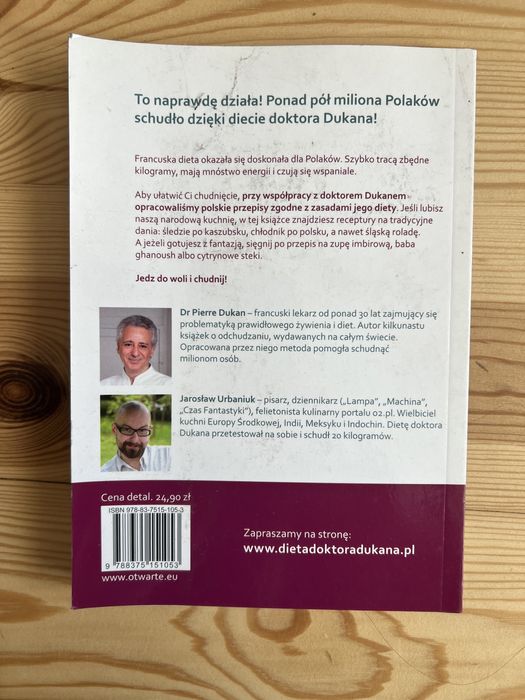 Nie potrafię schudnąć Pierre Dukan Jarosław Urbaniak