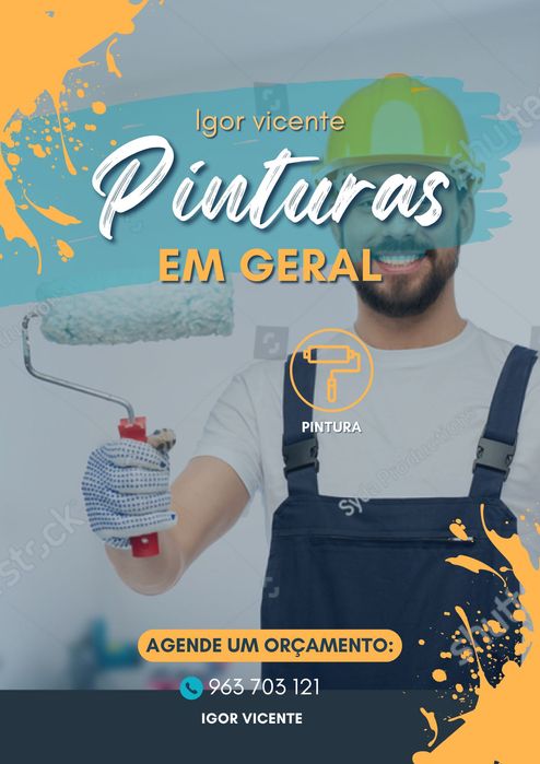 Serviços de Pintura – Interior e Exterior (Orçamento Grátis)