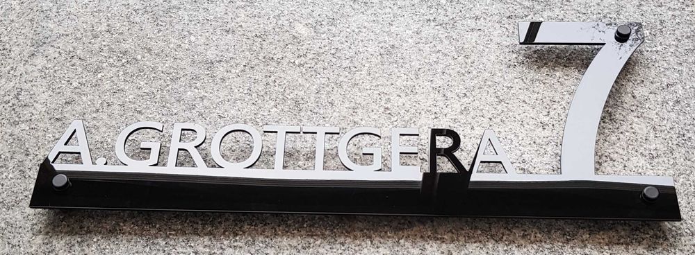 Numer domu ulica personalizowane