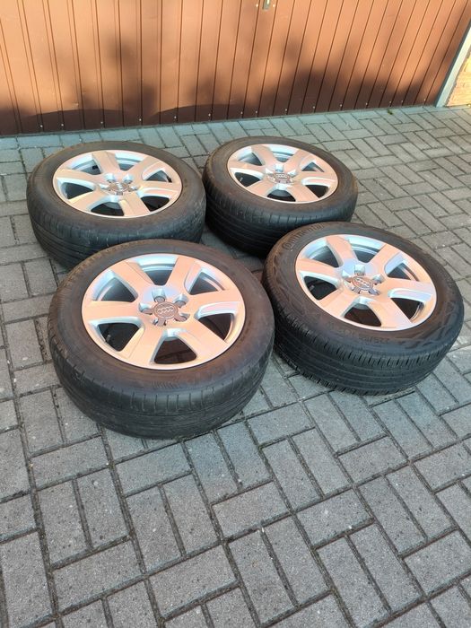 Orginalne felgi z oponami Audi A6.225x 55x 17