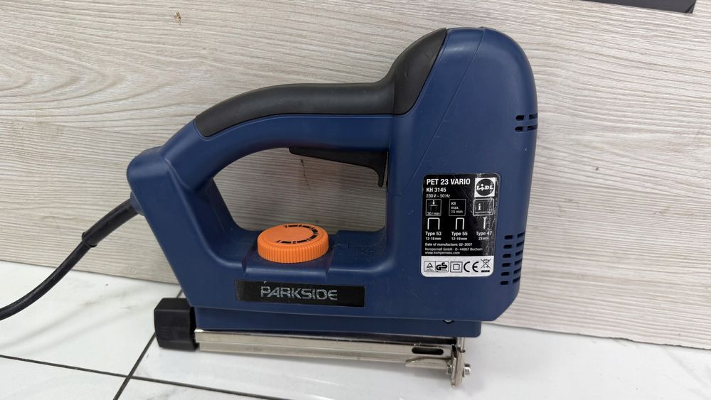 Zszywacz elektryczny gwoździarka parkside pet 23 vario