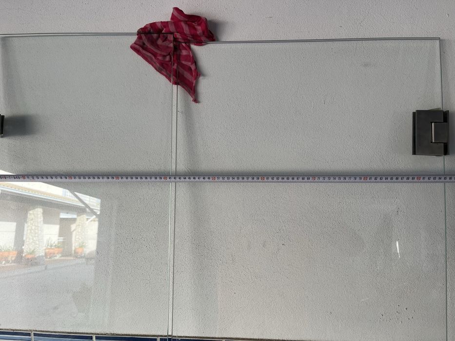 Vidro temperado para duche