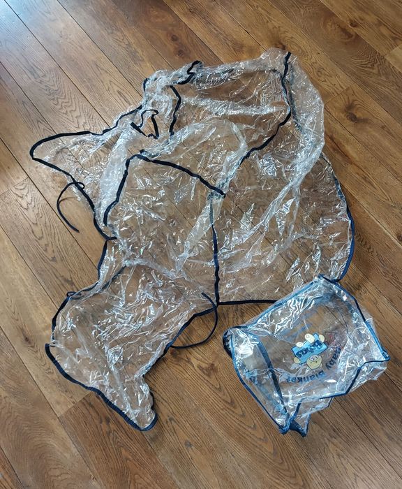 folia przeciwdeszczowa do wózka spacerówki uniwersalna