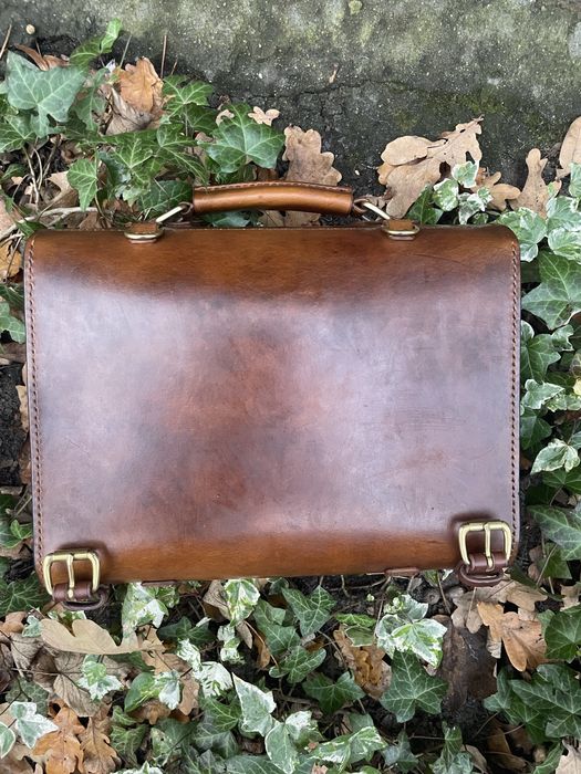 Torba/tornister skóra naturalna, handmade
