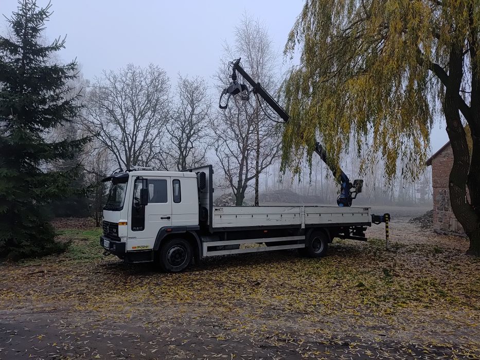Volvo FL 612 + hds palfinger pk 5800 z chwytakiem do drewna