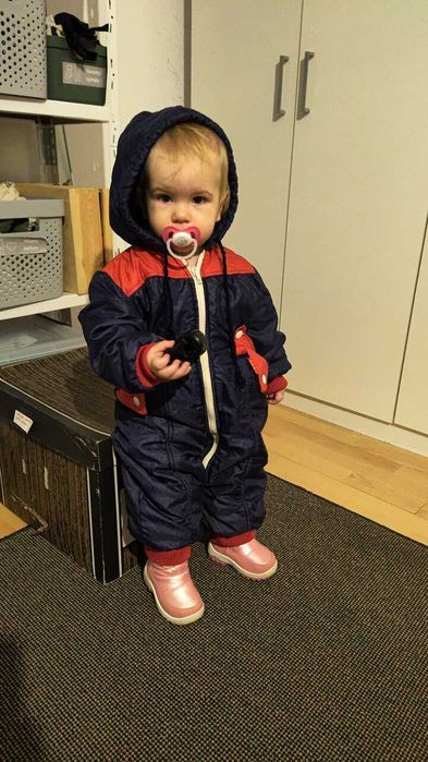 Kombinezon zimowy retro