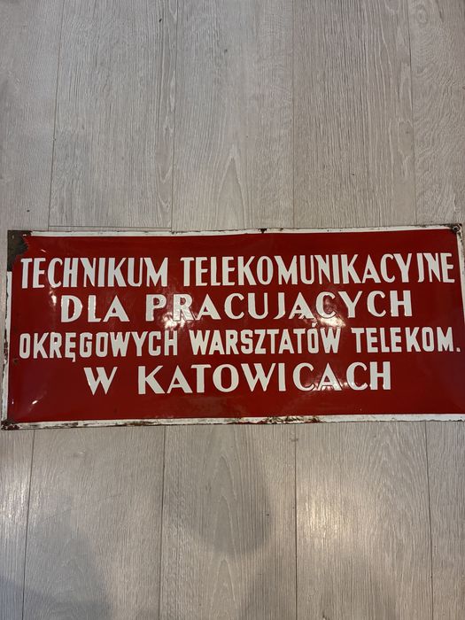 Tablica emaliowana katowice