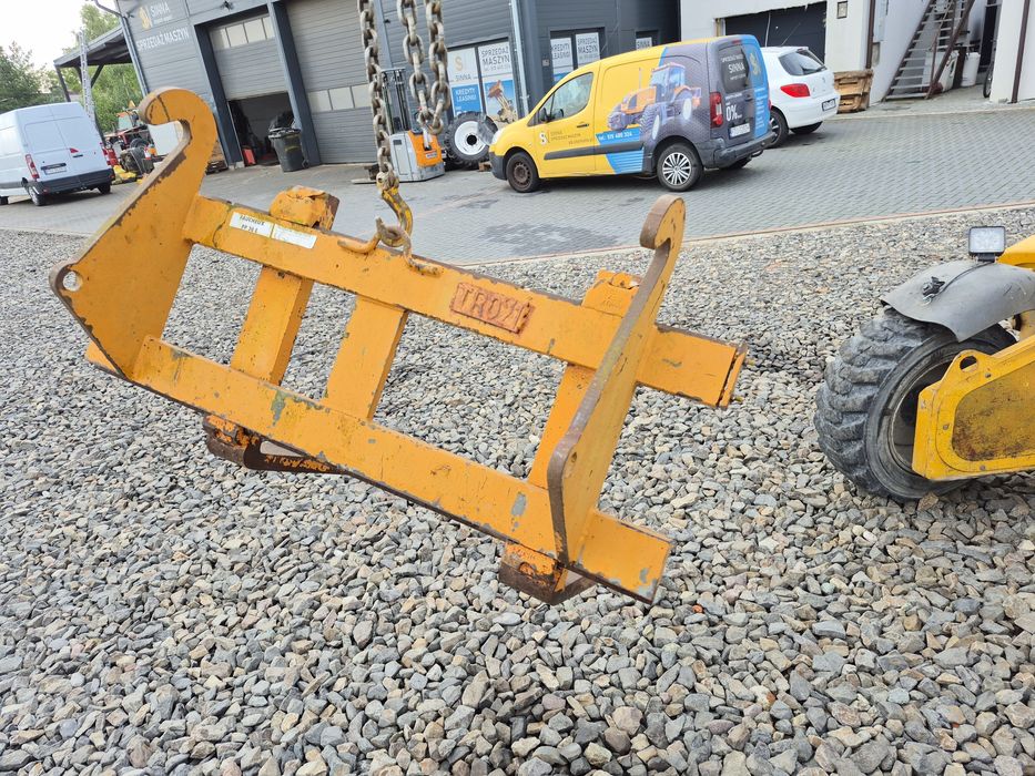 Oryginał Paleciak Fauheux widły Mocne !!! Z ramką widły do palet