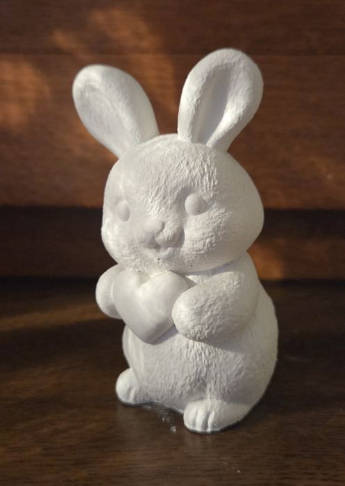 Zajączek z gipsu zając gipsowy królik wielkanoc