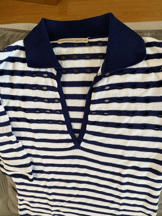 Camisola m/manga  Purificacion Garcia M/nova!  alta qualida