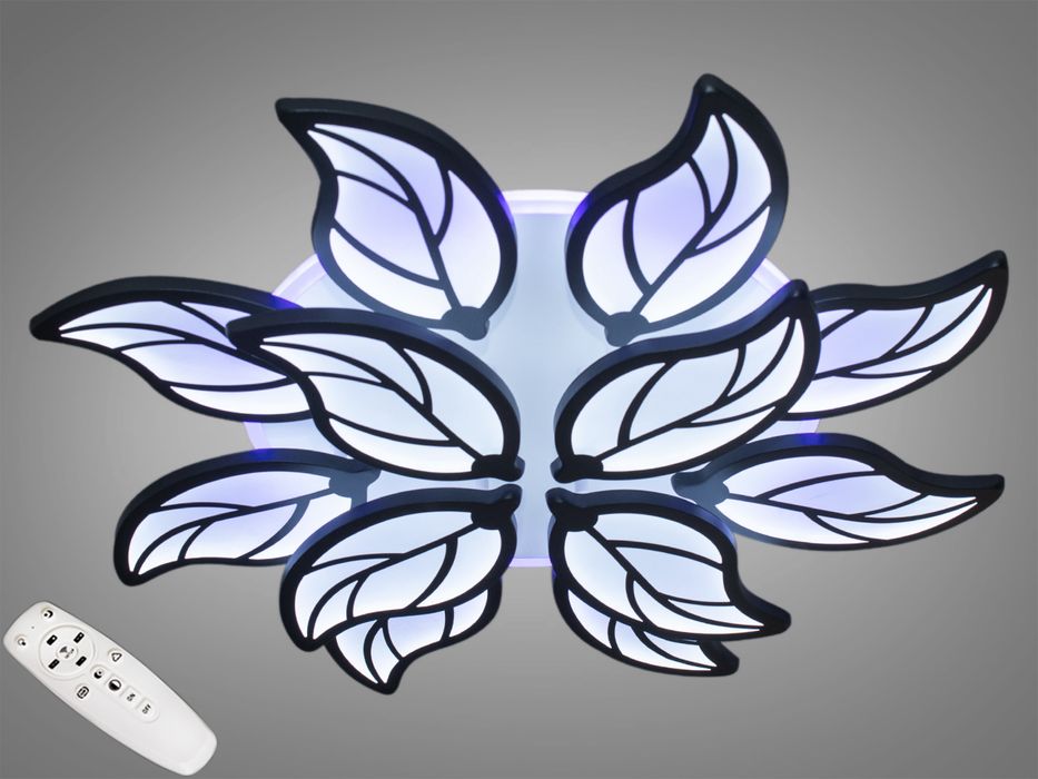 LED люстра на стелю 180W люстра світлодіодний з пультом