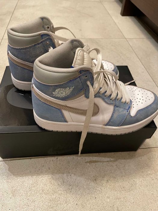 Buty NIKE Air Jordan 1 Mid Blue White Retro High r. 38,0