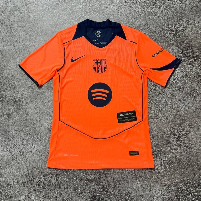 Ігрова футболка Барселона оранжева третій комплект 2026