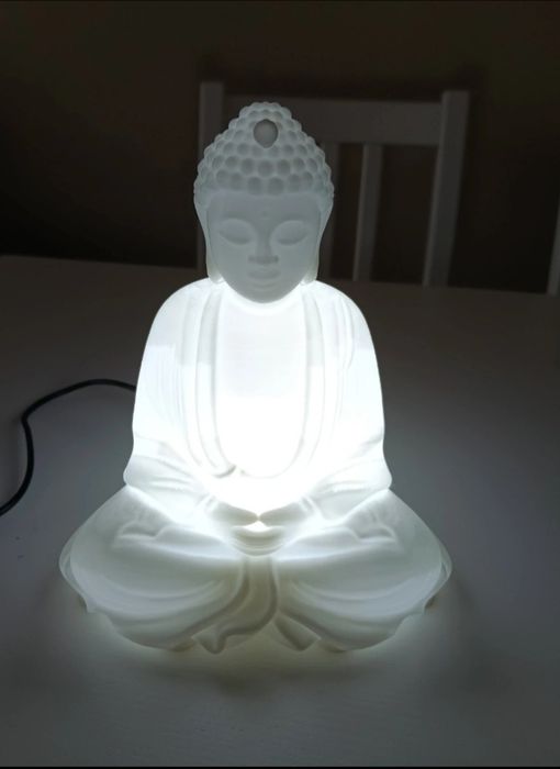 Luminária Buda iluminado