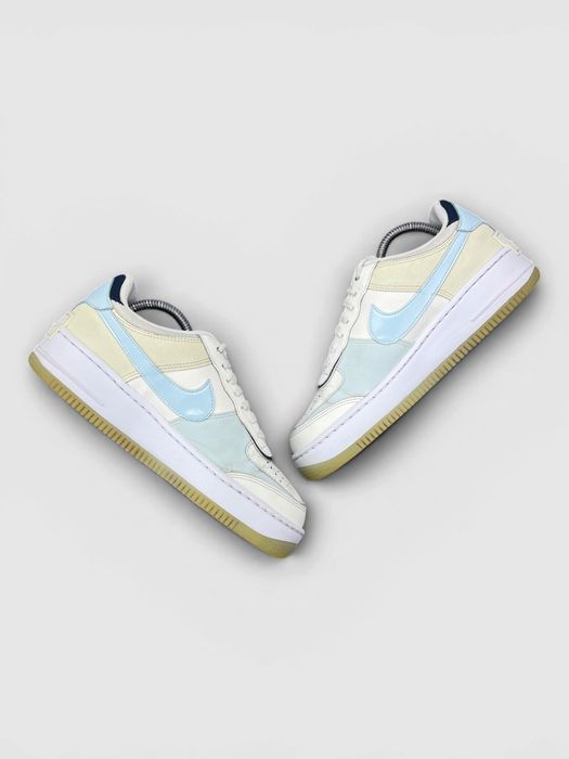 Buty Sportowe Nike Air Force 1 Low Shadow Kremowy Turkus Rozmiar 38