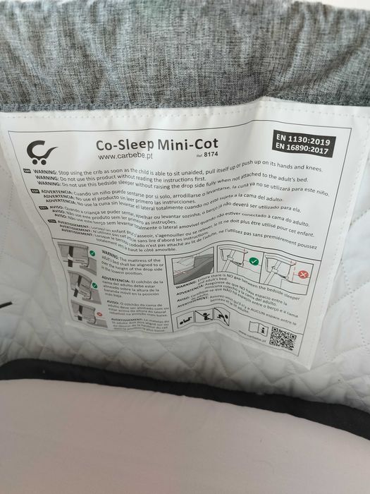 Mini cama bebe da bebecar