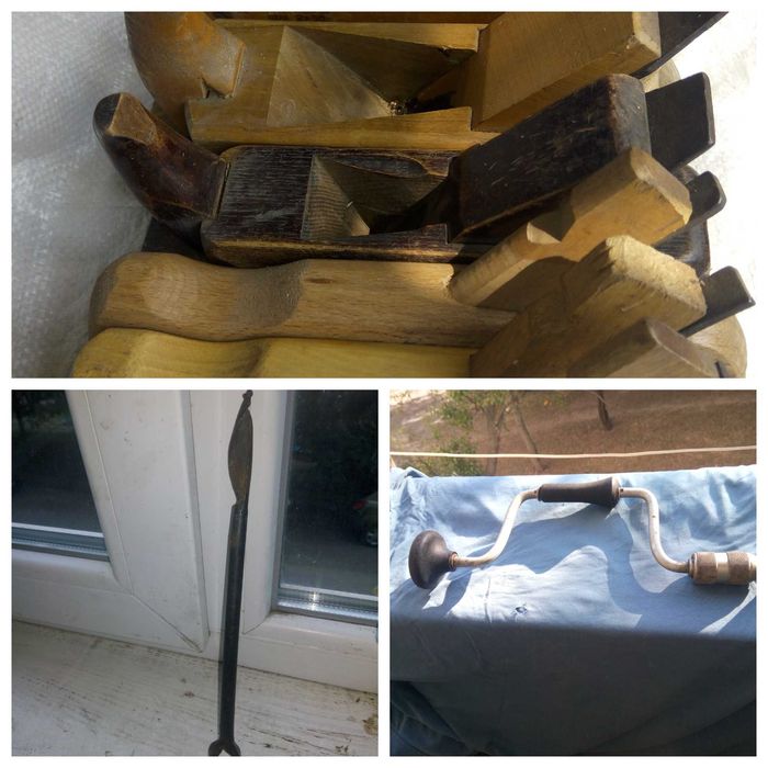 Рубанки по дереву 5 шт бур новий коловорот