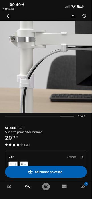 Monitor stand IKEA
