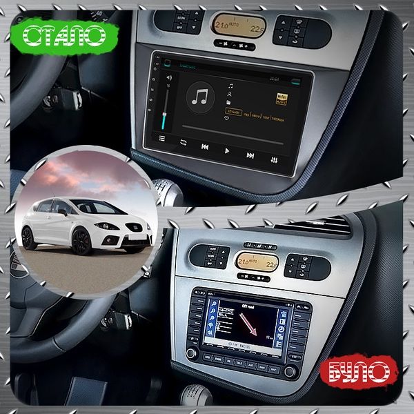 Магнітола 2/32 CarPlay швидкий процесор Seat Ibiza, Altea,Toledo, Leon