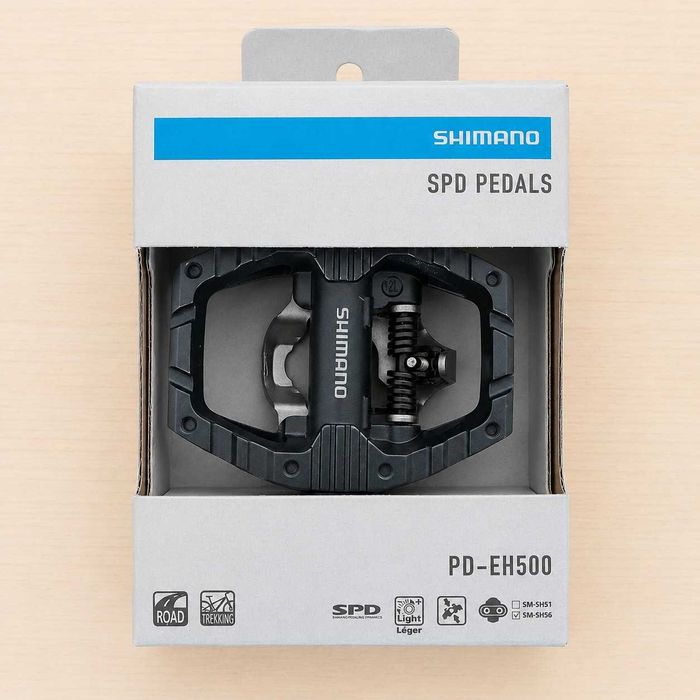 Pedais Shimano PD-EH500 Híbridos SPD / Flat 1 Par