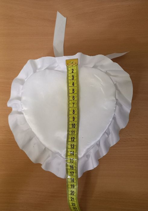 Свадебная подушка с кольцами